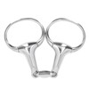 Horse Gag Ring Snaffle Bite Stainless Steel 125mm Loose Oval