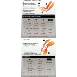 HEKE3643730 Coderas De Rodilla Con Protector De Muñeca Ajustable6pk Niño