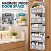 5-Shelf Over-the-Door Hanging Organizer for Bedroom and Bathroom – Anti-Tilt