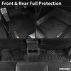 oEdRo Floor Mats Compatible with 2008-2019 Nissan Frontier Crew Cab,