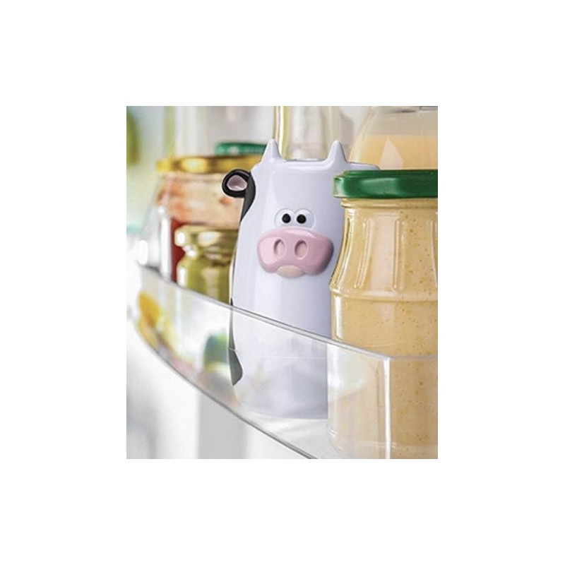 Joie Moo Moo Fresh Fridge Deodorizer, Reusable Baking Soda Holder,