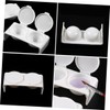 TEHAUX 20pcs Double Cup Nail Art Wash Cup with Lids