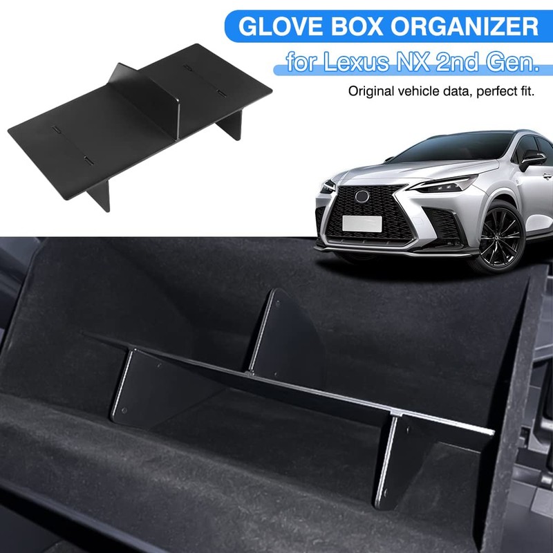 Karltys Glove Box Organizer for 2022-2025 2026 Lexus NX NX250