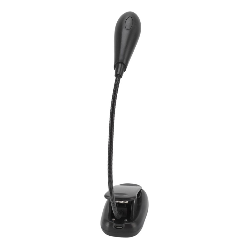 Clip On Light Black 9 Level 7 Lamps Foldable Flexible