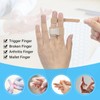 Leikedun Pack of 20 Trigger Finger Splints, Finger Bandage, Finger