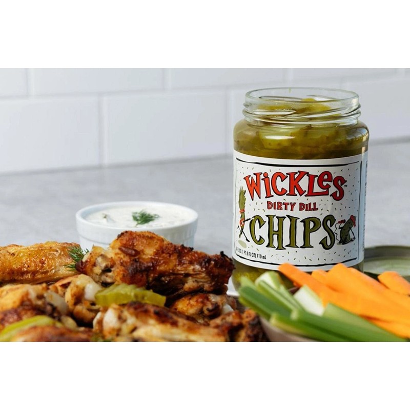 Wickles Wicked Pickle Sandwich Chips 2 Pack 16 Oz Total