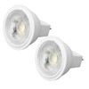 2Pcs MR11 Light Bulb High Brightness 3W 110V Faster Heat