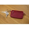 Keycase LEAS, Genuine Leather, red - ''LEAS Special Edition''