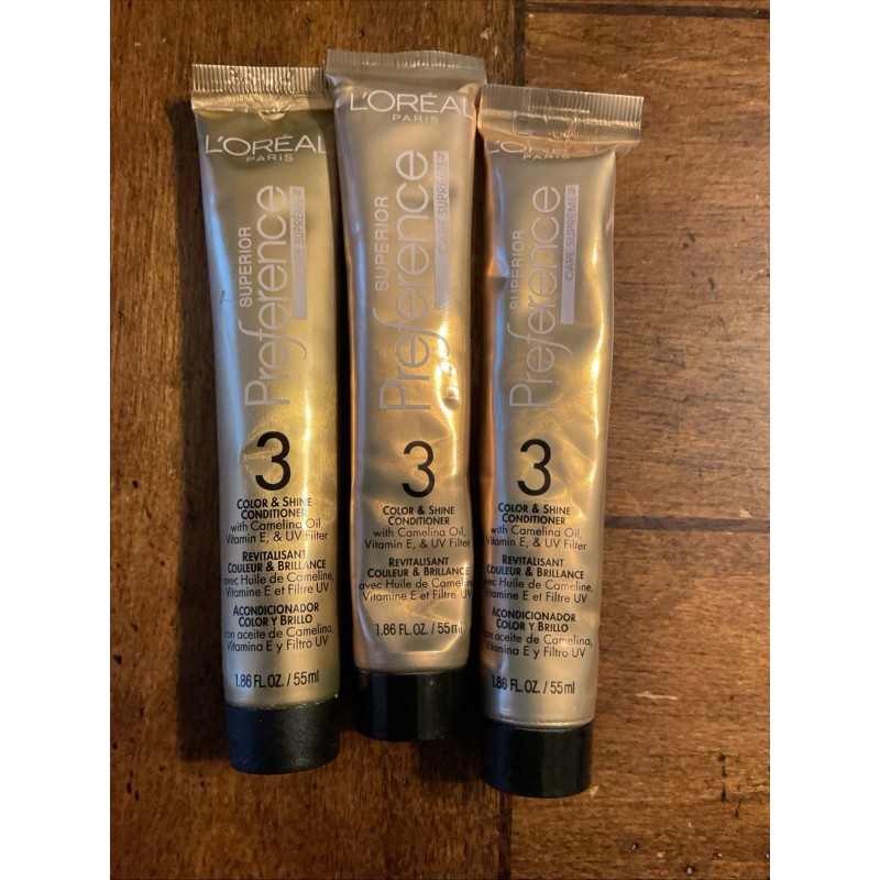 L'Oréal Loreal Superior Preference Color & Shine Conditioner #3 Lot