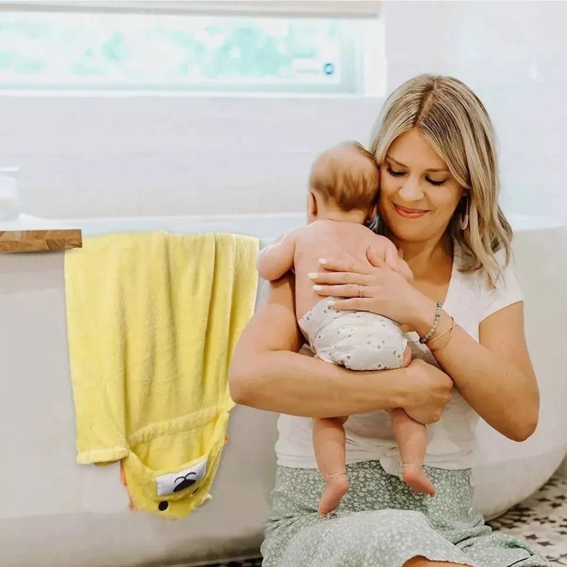 Dolores Toalla Para Bebe Animales Divertidos Franela 100x100 Cms