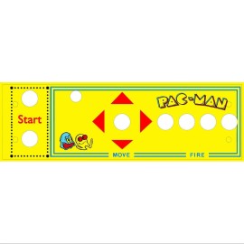 DIY Retro Arcade Pandora's Box Arcade Control Panel Partycade Pacman Yellow 4 Hole
