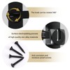 90/180 Degree Door Lock, Black Gate Flip Sliding Barn Gate