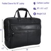 STAR VISTA Scala Pro X-Large 18" Business Messenger Bag, Calfskin
