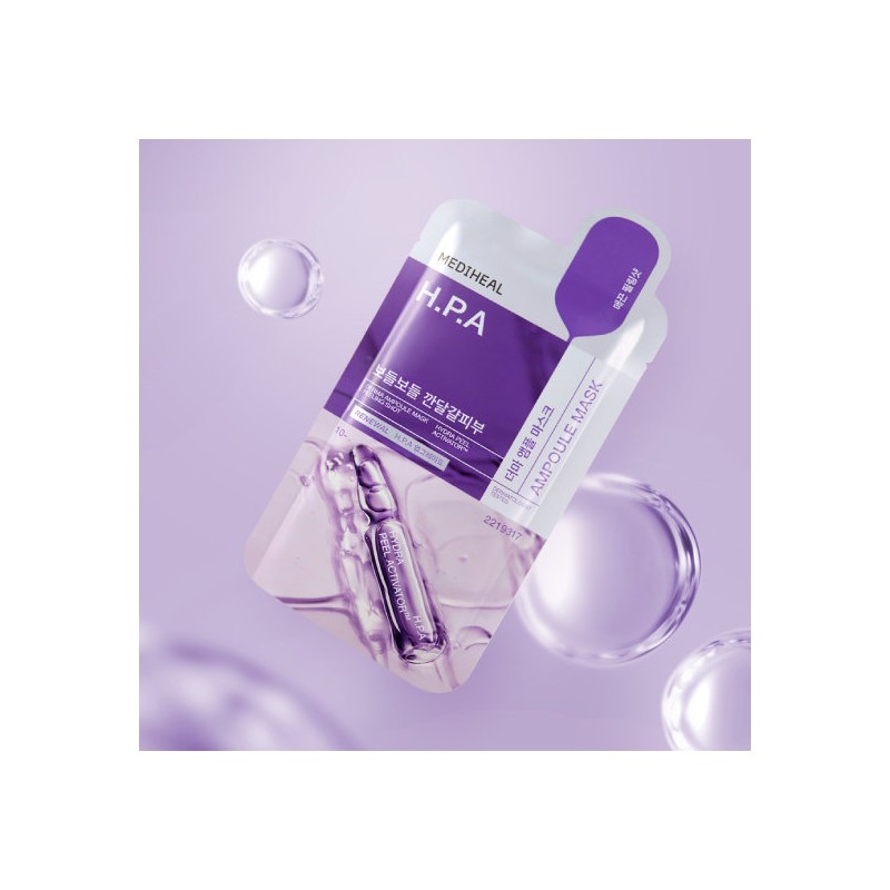 Mediheal Derma Smooth Glow HPA Ampoule Mask 20 Sheets /