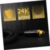 TEHAUX Optical Audio Cable High Density Weaving Mesh Shielding Pure