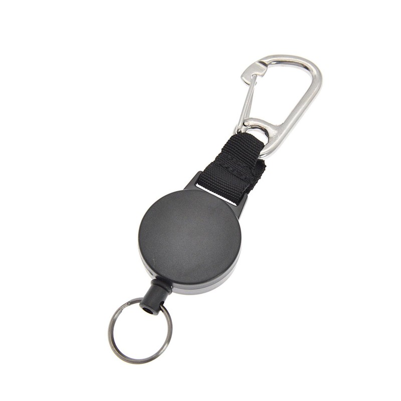 Divers Retractable Locking Lanyard Diving Stainless Steel Wire Telescopic Rope