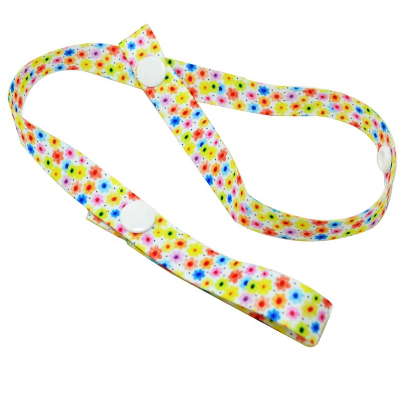 euhuton 4 Pack Color Buttons Baby Stroller Straps with Snap