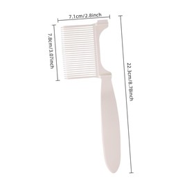 Mikinona Retro Oil Comb for Men Styling Comb Set Hair Razor for Barbershop and Home Use