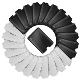 Andibro 24 Pcs RFID Card Holder, RFID Blocking Sleeves, Credit Card Protector Identity Card Protectors RFID Wallet for Women Men Easily Into Your Wallet(12 Black+12 White)