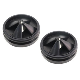CTWHA 2PCS Garbage Disposal Rubber Splash Cover Accessory 3-3/8 Inch Diameter Removable Silent Sink Stopper Drain Plugs