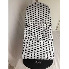 MOON-BEBE Cover for Baby Rocker Babybjorn Bliss Balance and Soft (White)