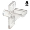 Prime-Line U 10136 1/4 In., Clear Plastic, Shelf Support Peg