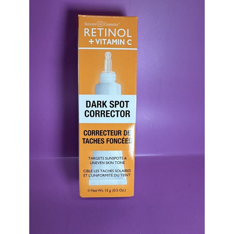 Skincare Cosmetics Retinol + Vitamin C Dark Spot Corrector Serum,