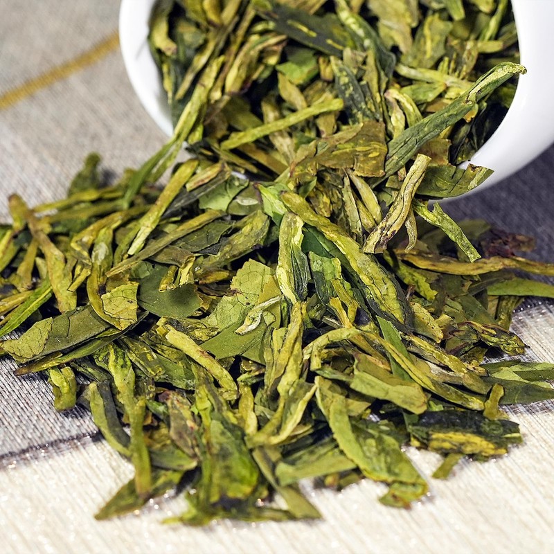 Teavivre Organic Dragon Well Long Jing Green Tea Chinese Loose