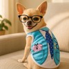 4 Pack Dog Shirts for Girl Boy Puppy Clothes Small