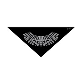 RBG Ruth Bader Ginsburg Dissent Collar Bandana for Dogs (Medium)