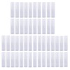 JZK 50 x Transparent Clear Plastic Lip Balm Empty Container
