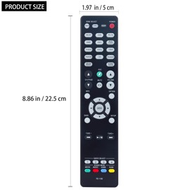 RC-1192 RC1192 Replacement Remote Compatible with Denon AV Audio/Video Receiver AVRX2200W AVRX2100W AVRX3100W AVRX3200W AVRX3300W AVRS910W AVRX5200W AVRS900W AVRS920W AVRX2300W AVRX1300W