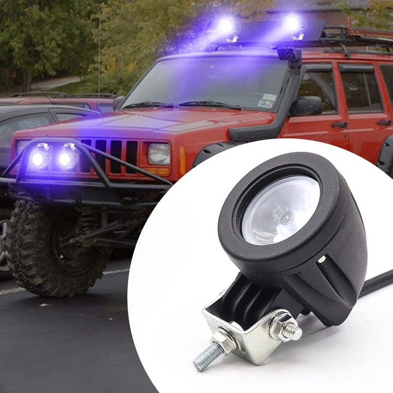 X-STYLE 10W Bike Fog Light Blue LED Headlight Auxiliary Light