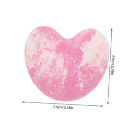 Outanaya 40g Heart Bath Salt Plant Essence Spa Shower Tablets for Women and Boys and Girls