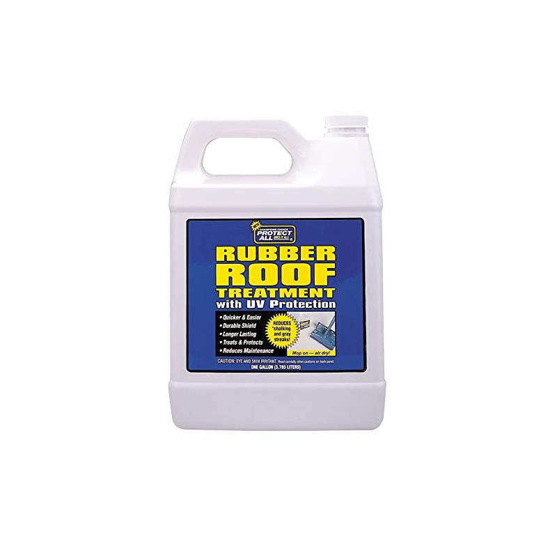 RV Rubber Roof Treatment - 1 gallon - anti-static, dirt