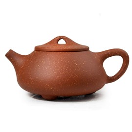 Teapot ChineseZisha Genuine Black Zini Clay Shipiao Infusers Loose Tea (Pot black jingang)