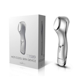 Facial Massage Device, TOUCHBeauty Eye Massager 2 in 1 Anti-Ageing Ultrasonic Device Face Hot/Cool Treatment for Face Care Anti-Wrinkle AG-1589A