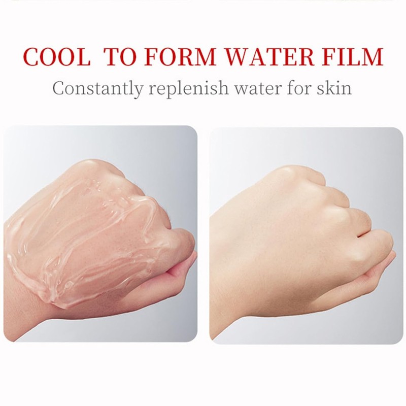 Pomegranate gel face cream soothes, moisturizes, reduces acne, and repairs