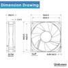 GDSTIME 90mm Mini USB Fan, 2 Pack 92mm x 25mm