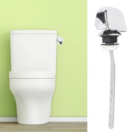 YARNOW 2pcs Toilet Tank Flush Lever Replacement Toilet Handle Trip Lever Universal Side Mount Toliet Tank Lever Fits Most Toilets