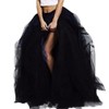 WDPL Women's Long Tulle Split Side Evening Party Skirts XX-Large
