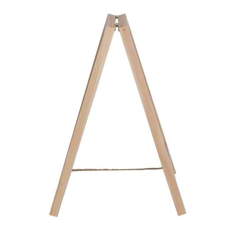 Olympia Mini Folding Menu Board 250x150mm - Easy Wipe, Durable,