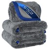 SHSCLY Microfiber Car Wash Towel, Ultra-Absorbent Cloth, Thick, Compact Size,