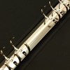 KDMオリジナル A5 6穴 システム手帳バインダー 帆布 リング径19mm 無地【ローズ】