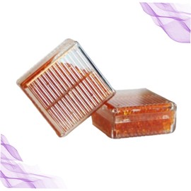 KONTONTY 2pcs Moisture Absorber Hanging Hygroscopic Box Dehumidifier for Wardrobe and Closet Reusable Desiccant Beads for Humidity Control Orange