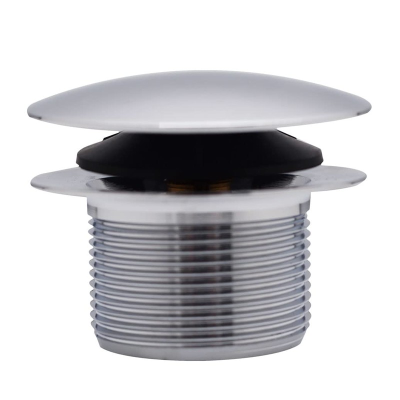 Westbrass A398R-26 1-1/2" NPSM Coarse Thread Mushroom Tip-Toe Bathtub Drain