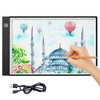 AUAUY A5 LED Light Pad for Diamond Painting, 3 Levels