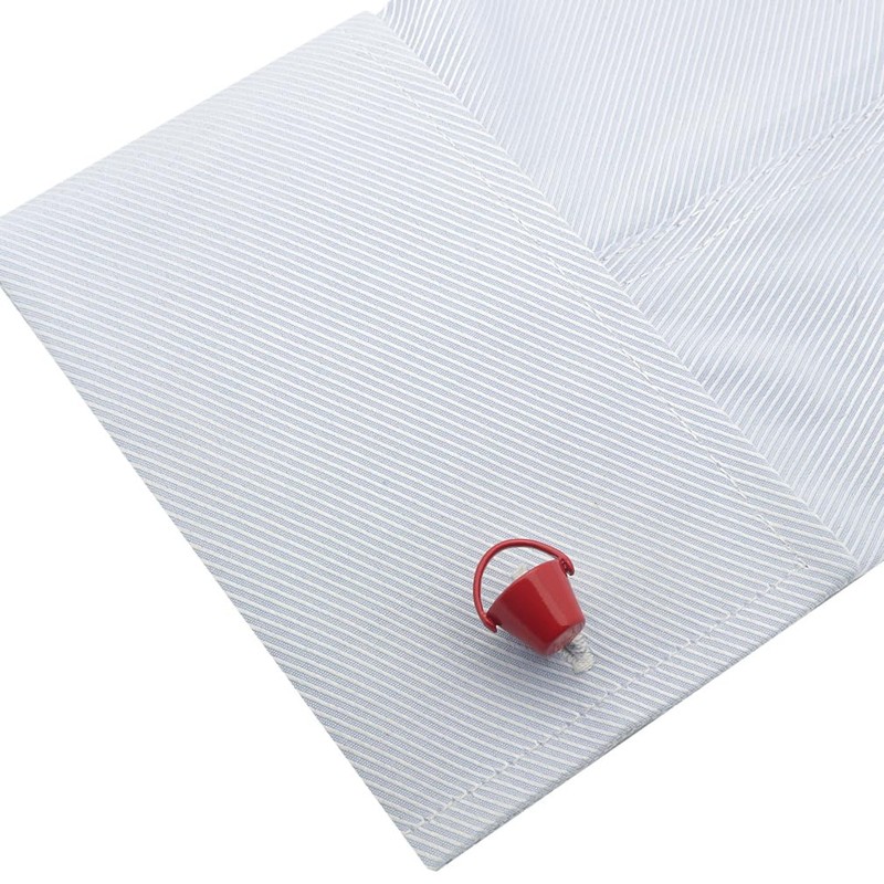 レッド バケツ BUCKETS カフス カフスボタン カフリンクス n01409