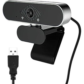 HD Webcam for PC 1080P/30fps with Microphone 90°View Computer Camera Noise Canceling for PC MAC Auto Light Correction Plug and Play USB Camera for Live Streaming Video Calling Conferences Gaming