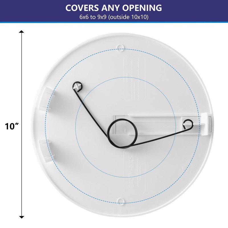 Easy-Exs 10" Round Access Panel for Ceiling and Wall -